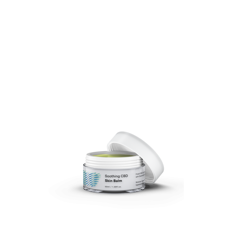 Baume apaisant pour la peau à l'huile de chanvre CBD