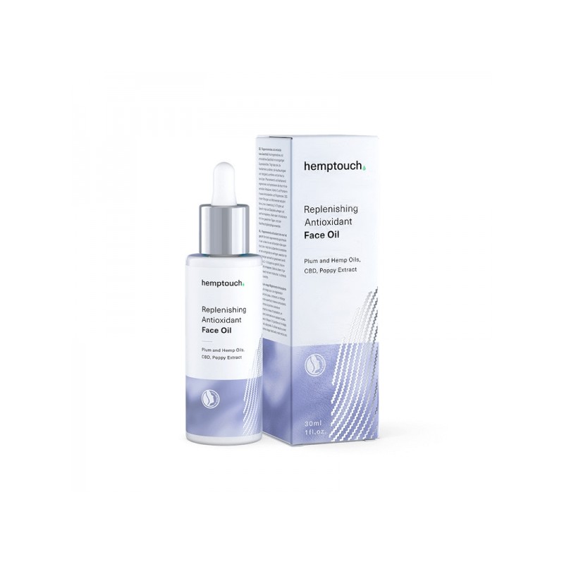 Huile pour le Visage Antioxydante et Reconstituante chanvre et CBD - Hemptouch 30m