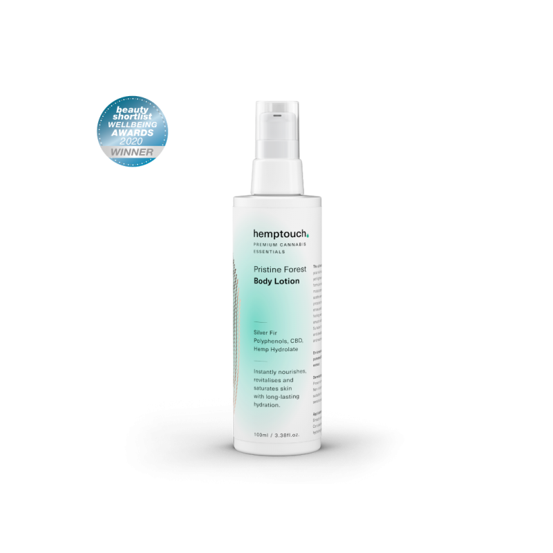 Lotion pour le corps chanvre et CBD Pristine Forest - Hemptouch 100 M